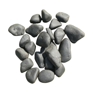 FREE SHIPPING - Black Basalt 1"- 3" Rock Pebbles (LOOSE)