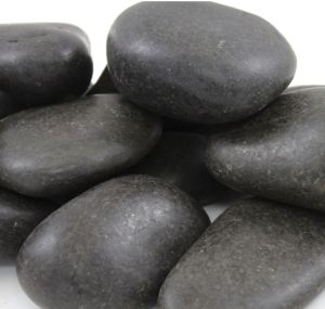 FREE SHIPPING - Black Basalt 1"- 3" Rock Pebbles (LOOSE)