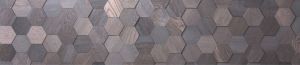 FREE SHIPPING - Dimensional Cambria 9x47 Wood Wall Tile