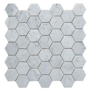 Arabescato Carrara Hexagon 12X12 Honed