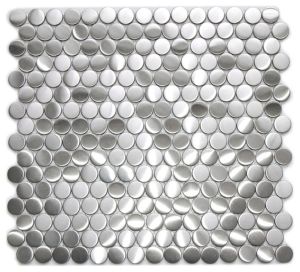 Stainless Steel Penny 1" Blend Mosaic
