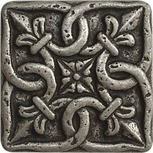 FREE SHIPPING - Renaissance Pewter 2X2 Metal Infused Resin Insert