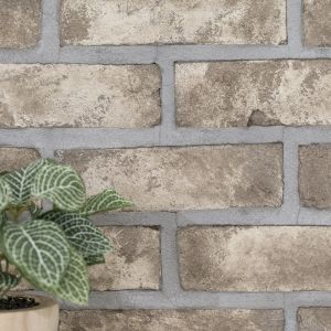 Dovertone Gray Clay Brick On Mesh